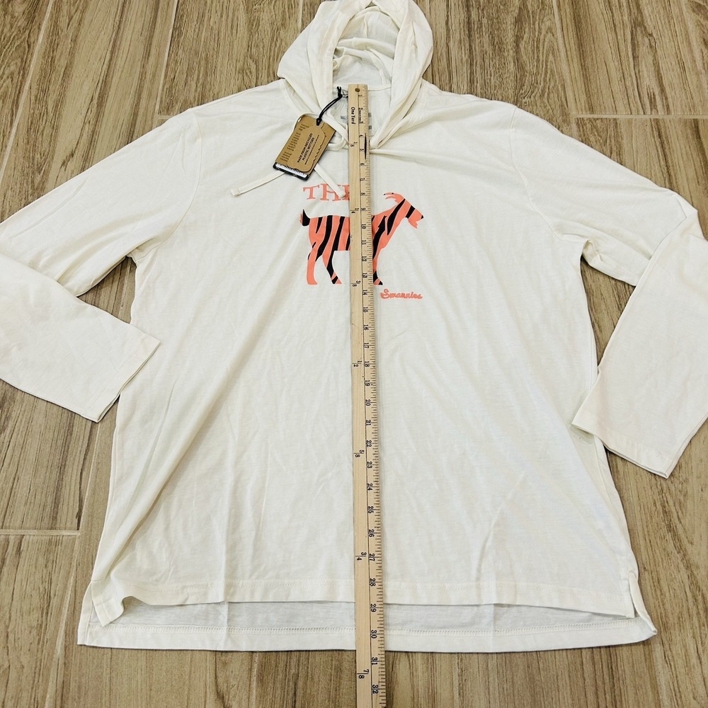Swannies Golf "The Goat" Tiger Woods Graphic Golf Hoodie white Mens 2XL New - Picture 8 of 9